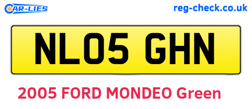NL05GHN are the vehicle registration plates.