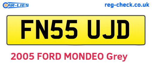FN55UJD are the vehicle registration plates.