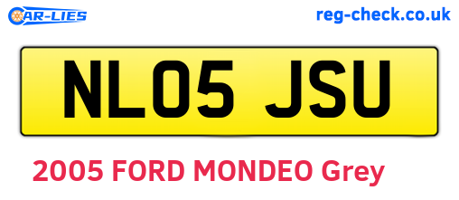 NL05JSU are the vehicle registration plates.