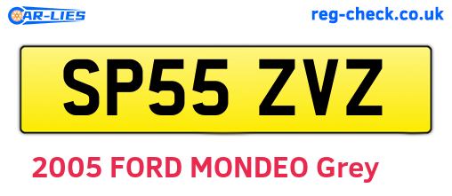 SP55ZVZ are the vehicle registration plates.