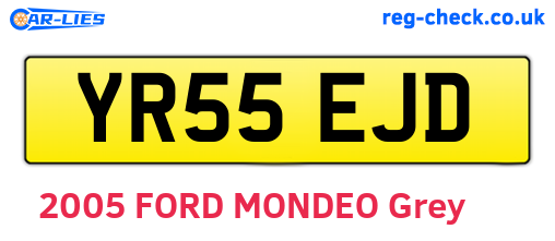 YR55EJD are the vehicle registration plates.