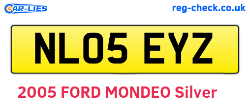 NL05EYZ are the vehicle registration plates.
