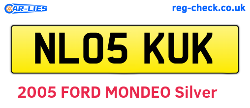 NL05KUK are the vehicle registration plates.