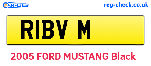 R1BVM are the vehicle registration plates.