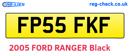 FP55FKF are the vehicle registration plates.