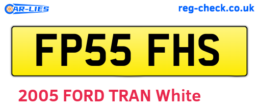 FP55FHS are the vehicle registration plates.
