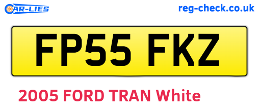 FP55FKZ are the vehicle registration plates.