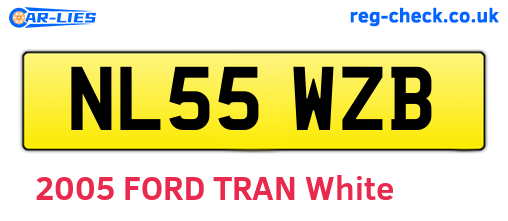 NL55WZB are the vehicle registration plates.
