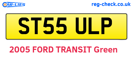 ST55ULP are the vehicle registration plates.