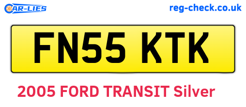 FN55KTK are the vehicle registration plates.