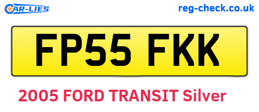 FP55FKK are the vehicle registration plates.