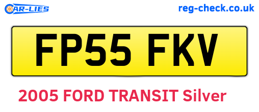 FP55FKV are the vehicle registration plates.
