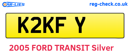 K2KFY are the vehicle registration plates.