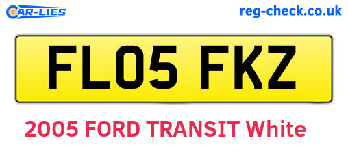 FL05FKZ are the vehicle registration plates.