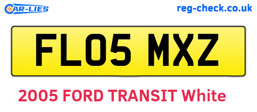 FL05MXZ are the vehicle registration plates.