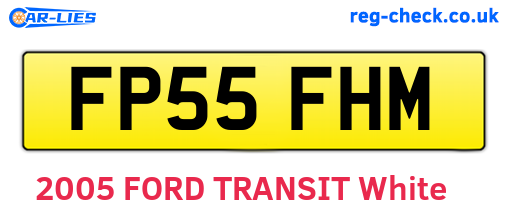 FP55FHM are the vehicle registration plates.
