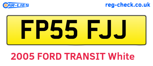 FP55FJJ are the vehicle registration plates.