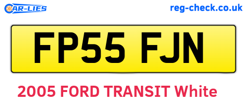 FP55FJN are the vehicle registration plates.