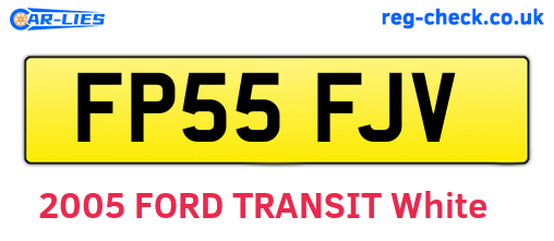 FP55FJV are the vehicle registration plates.
