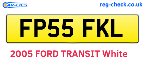 FP55FKL are the vehicle registration plates.