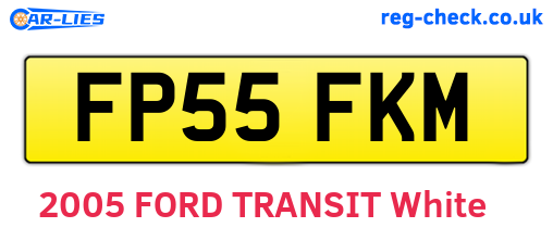 FP55FKM are the vehicle registration plates.