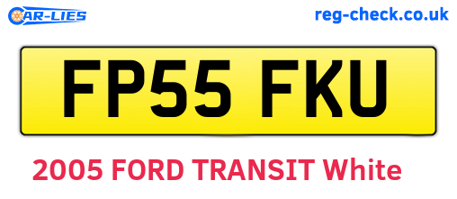 FP55FKU are the vehicle registration plates.