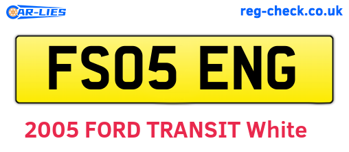 FS05ENG are the vehicle registration plates.