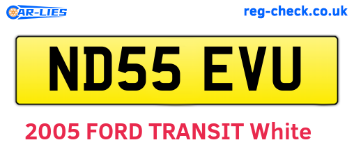 ND55EVU are the vehicle registration plates.