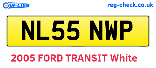 NL55NWP are the vehicle registration plates.