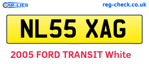 NL55XAG are the vehicle registration plates.
