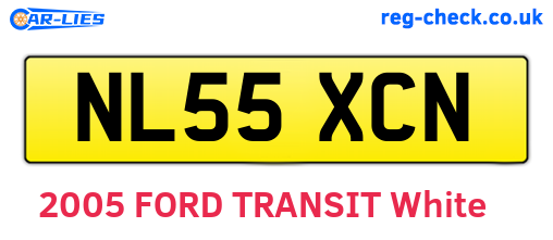 NL55XCN are the vehicle registration plates.