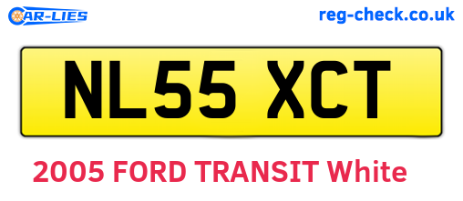 NL55XCT are the vehicle registration plates.