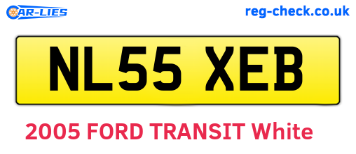 NL55XEB are the vehicle registration plates.