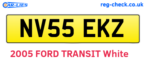 NV55EKZ are the vehicle registration plates.