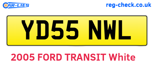 YD55NWL are the vehicle registration plates.