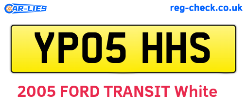 YP05HHS are the vehicle registration plates.
