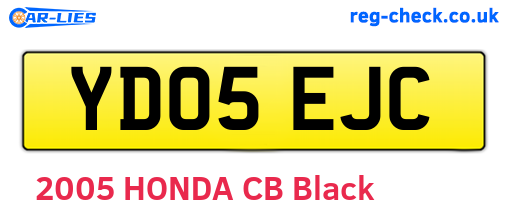 YD05EJC are the vehicle registration plates.