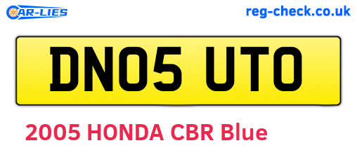 DN05UTO are the vehicle registration plates.