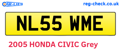 NL55WME are the vehicle registration plates.