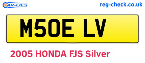 M50ELV are the vehicle registration plates.
