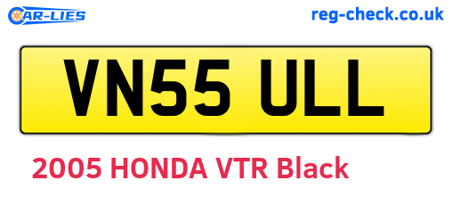 VN55ULL are the vehicle registration plates.
