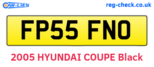 FP55FNO are the vehicle registration plates.