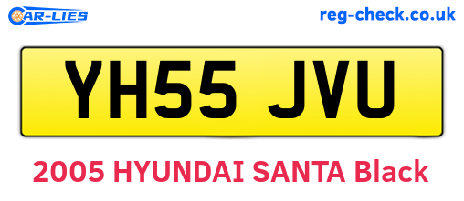 YH55JVU are the vehicle registration plates.