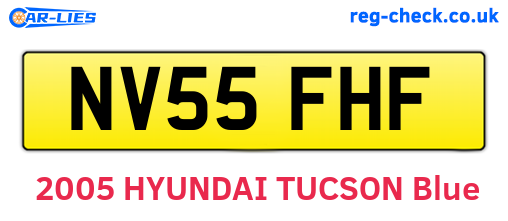 NV55FHF are the vehicle registration plates.