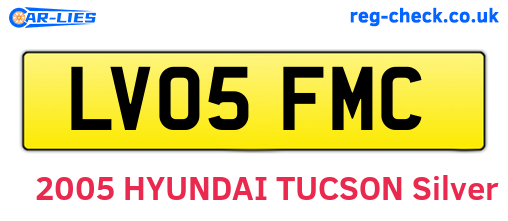 LV05FMC are the vehicle registration plates.
