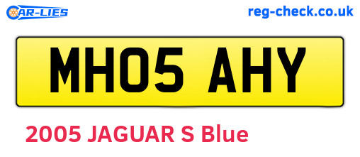 MH05AHY are the vehicle registration plates.