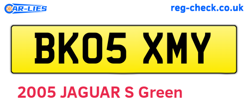 BK05XMY are the vehicle registration plates.