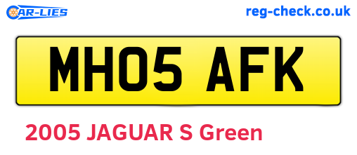 MH05AFK are the vehicle registration plates.