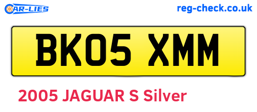 BK05XMM are the vehicle registration plates.