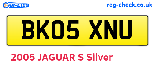 BK05XNU are the vehicle registration plates.